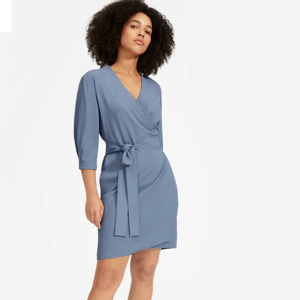 Everlane Go Weave Wrap Dress